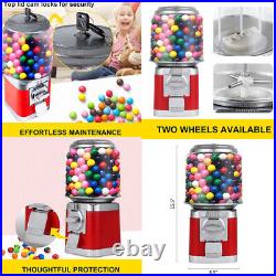 15.5 Commercial Candy Vending Gumball Dispenser Machine Adjustable Outlet Size