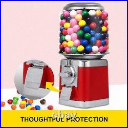 15.5 Commercial Candy Vending Gumball Dispenser Machine Adjustable Outlet Size