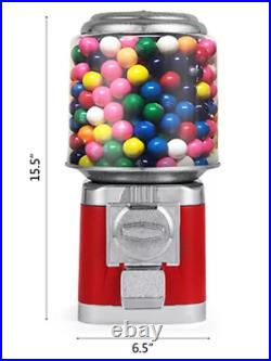 15.5 Gumball Vending Machine Commercial Adjustable Outlet Size Large Capacity