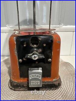 1930'victor Model V Vendor 1 Cent Gumball Machine