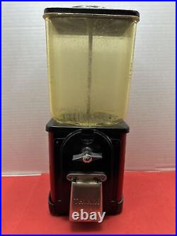 1950's Victor Topper 1 Cent Gumball Vending Machine WORKS No key