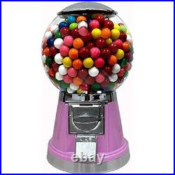 Big Bubble Gumball Machine Large 10-inch Globe Loose Candy Nuts Commercial Pink