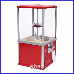 Bulk Vending Gumball Candy Machine Countertop Treat Dispenser Red Metal & Key