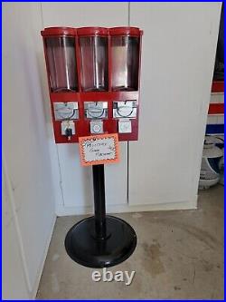 Candy Vending Machine. All Metal Construction With 3 Pods