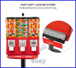 Commercial Candy Vending Machine Triple Candy Machine Dispenser for Gumball Cand