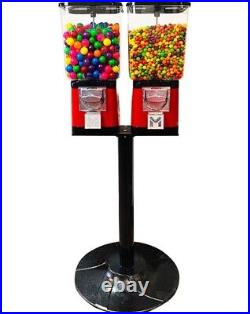 Double Head Vintage Northwestern Super 60 Vending Machines Gumball Candy