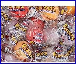 Fizzers Gumballs Bulk Vending Machine Wrapped Fizzy Filled Gum FREE SHIP USA