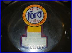 Ford Gumball Machine with Sign and Working Lock & Key Lions Club