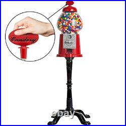 Gumball Machine 15 Inch Candy Dispenser with Stand Acrylic Bowl with Stand