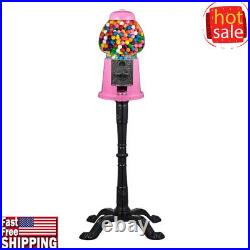 Gumball Machine With Stand Candy Dispenser Machine Coin Operated Bank Durable New