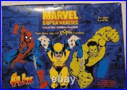 Marvel Comics Super Heroes Gumball Machine Retail Display Nos 1997 Rare