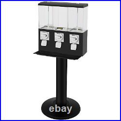 New Commercial Triple Head Candy Vending Machine, 1-inch Gumball Vending Machine