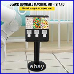 New Commercial Triple Head Candy Vending Machine, 1-inch Gumball Vending Machine