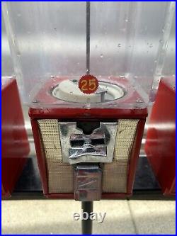Northwestern Gumball Machine Super 60 Key Red 3 Head