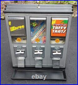 Northwestern Triple Play 3 in 1 Vending Machine Gumball Candy Toy Bulk Vendor