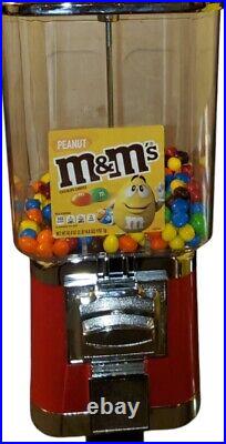 Pro Vending Machine Single Stand. Holds Candy. Red And Black. Key Included