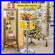 VEVOR-Gumball-Machine-with-Stand-Yellow-Quarter-Candy-Dispenser-Rotatable-Four-01-mdph