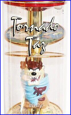 VTG Wizard Beaver Spiral Gumball Machine 5' Looney Tunes Tornado Taz Red Rare