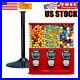 Vending-Machine-Commercial-Gumball-Candy-With-Stand-Interchangeable-Canisters-US-01-xe