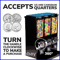 Vending Machine Commercial Gumball and Candy Machine with Stand Coin Operated