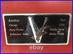 Victor Novelity Toy Vending Machine 25 Cents Parts Or Repair