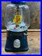Vintage-1-cent-GUMBALL-Machine-w-Glass-Dome-Key-Antique-Gum-Dispenser-WORKS-01-cphv