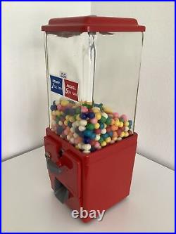 Vintage Atlas Master bubble gum machine, Mid-Century Penny or Nickel Vending