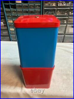 Vintage komet. 25c toy Vending Machine red & blue free shipping with toys